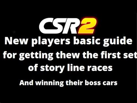 CSR2, guide for new players. Cars for beating the first story line .